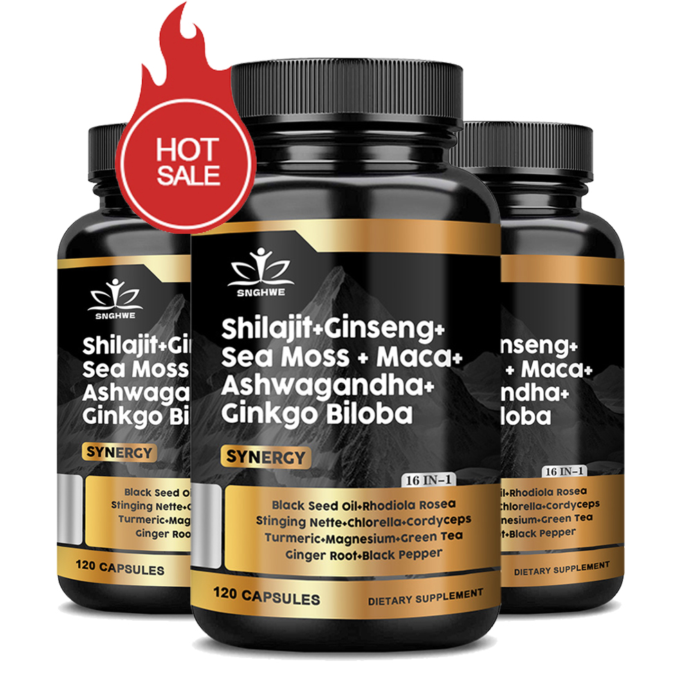 Ginger Tea - Suplemen Shilajit Ginseng & Sea Moss
