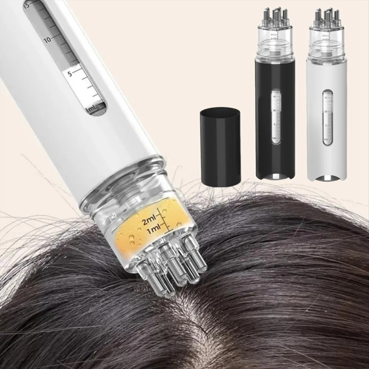 Essential Oils - X07A Sisir Cairan Aplikator Kulit Kepala,