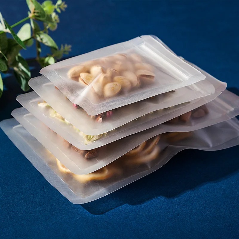 Dried Herbs - Kantong Ziplock Transparan Berlapis Embun Beku