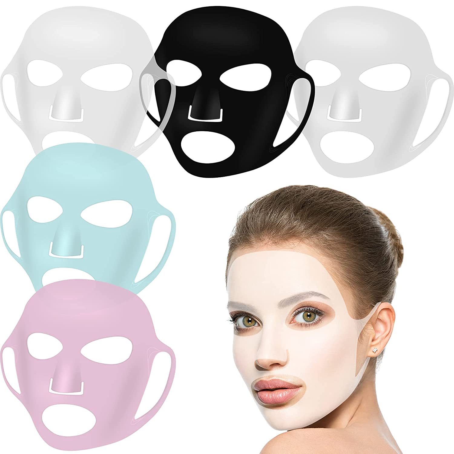 Health Wellness - Pemegang Masker Wajah Silikon Dapat Digunakan