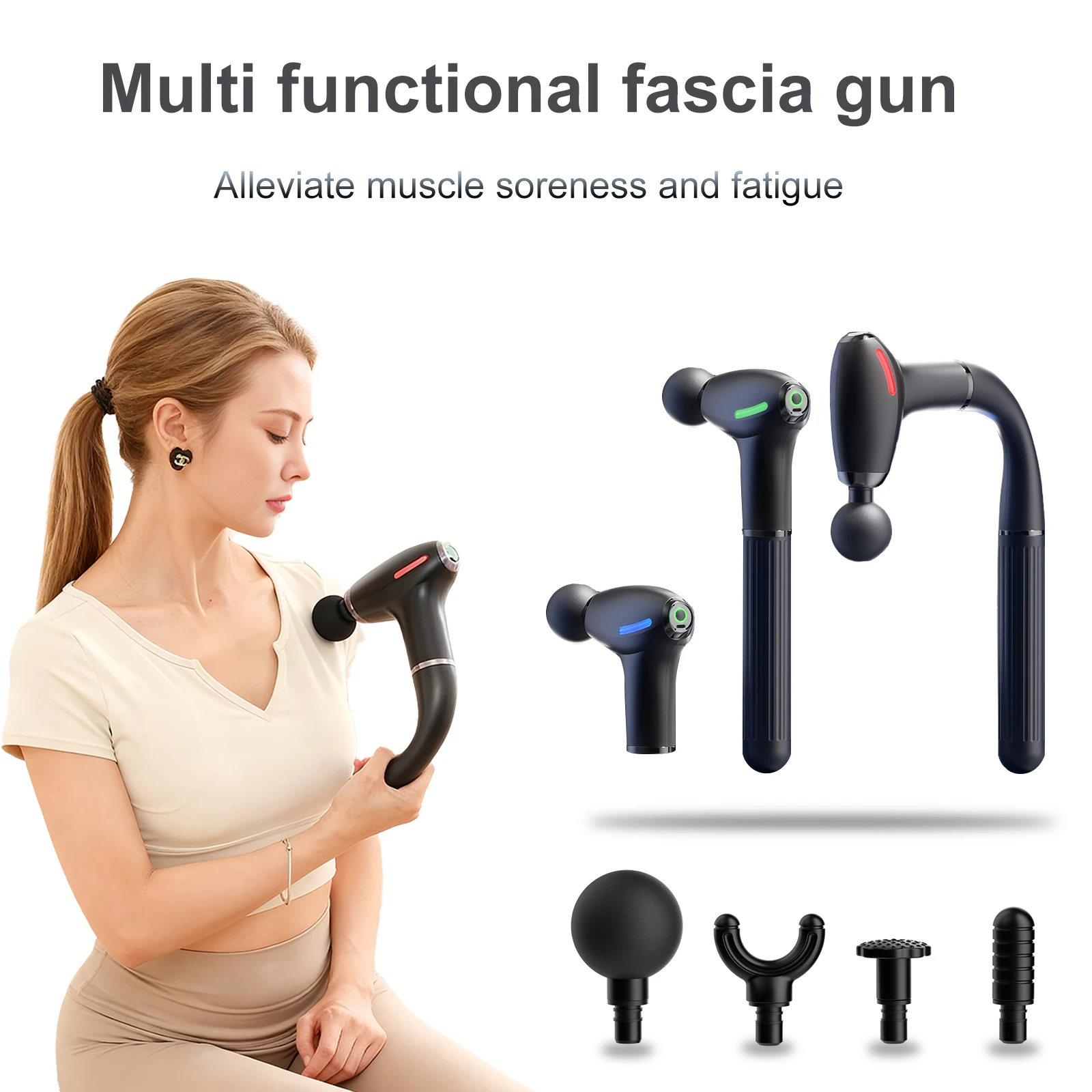 Health Wellness - Pistol pijat fascia multifungsi dengan gagang