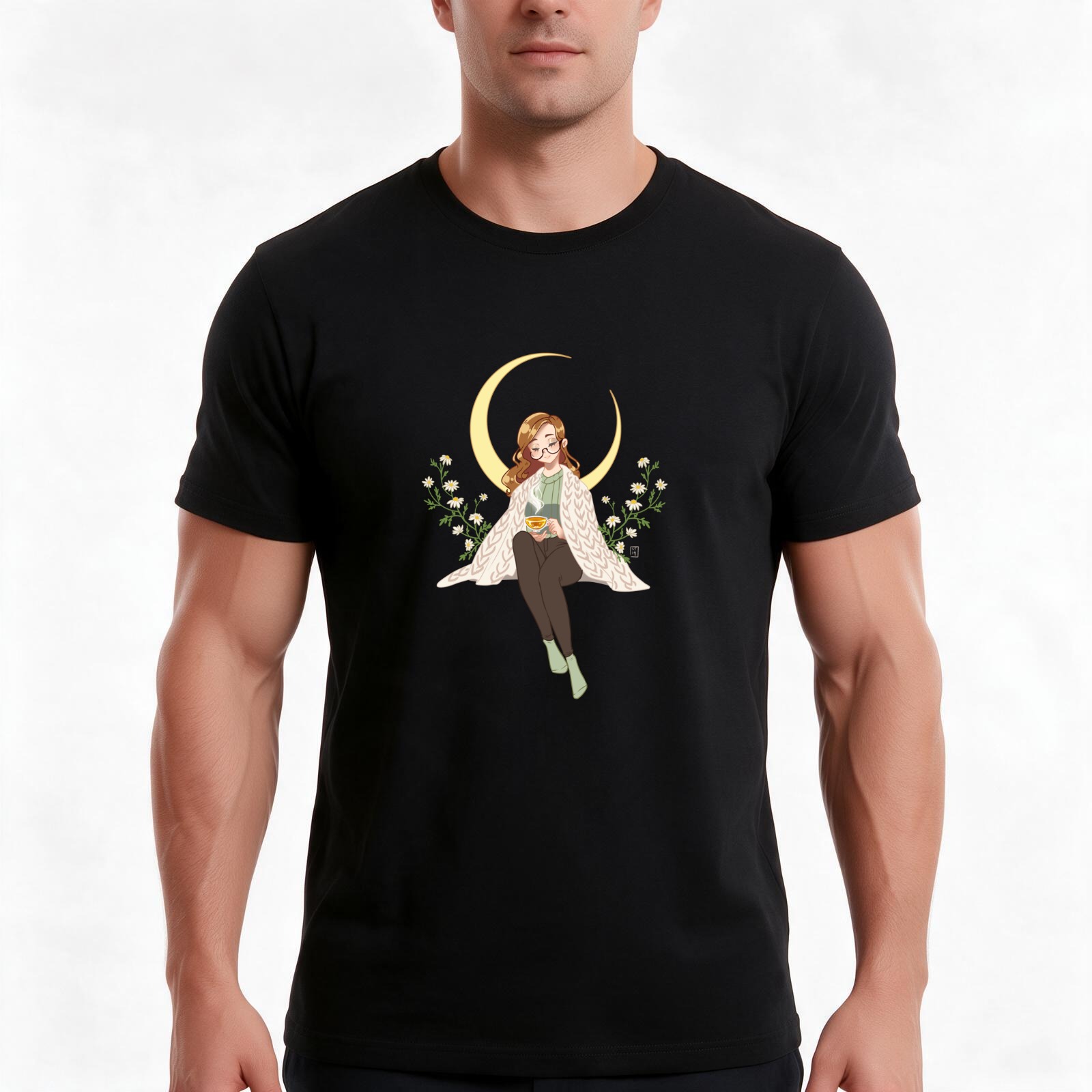 Kaos dengan Motif Teh Chamomil - Chamomile Tea ulasan dan harga