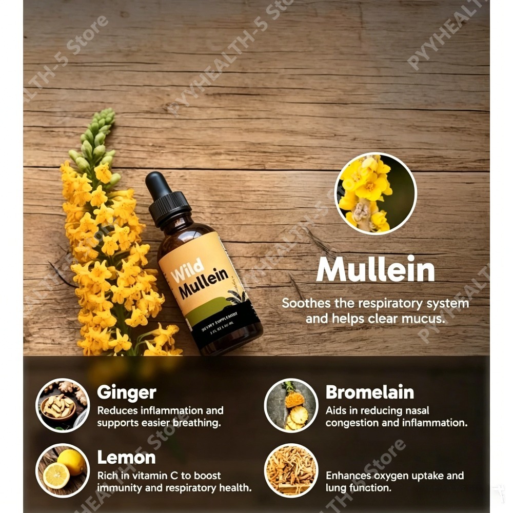 Tetes Daun Mullein Liar dengan - Herbal Supplement ulasan dan harga