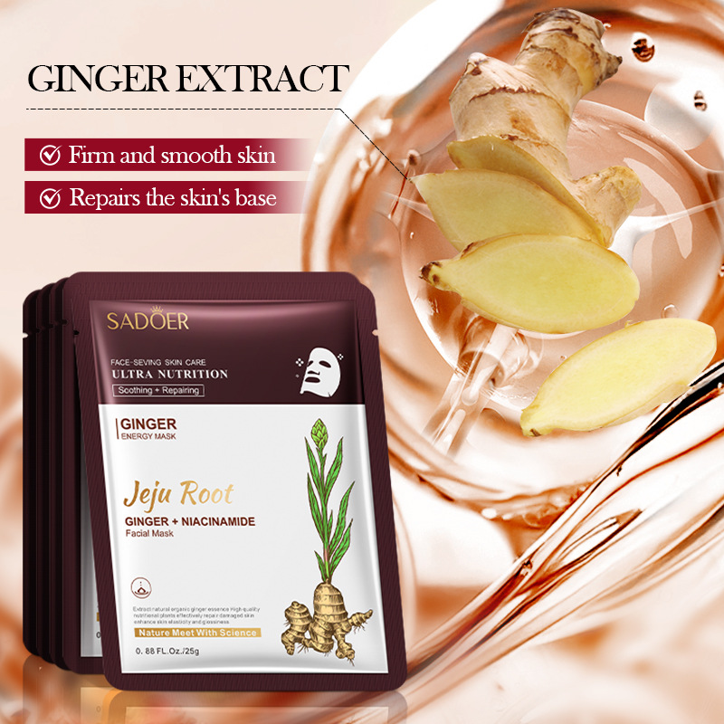 5 Buah Masker Wajah Akar Tanam - Ginger Tea ulasan dan harga