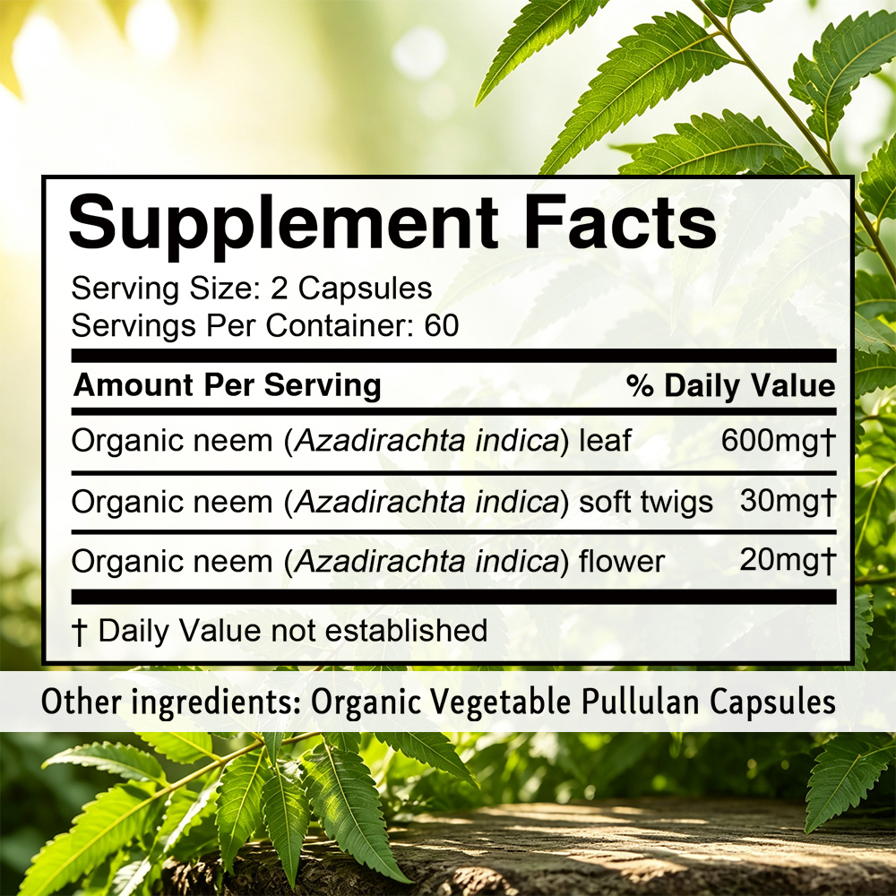 Kapsul Daun Neem - Suplemen He - Herbal Supplement ulasan dan harga