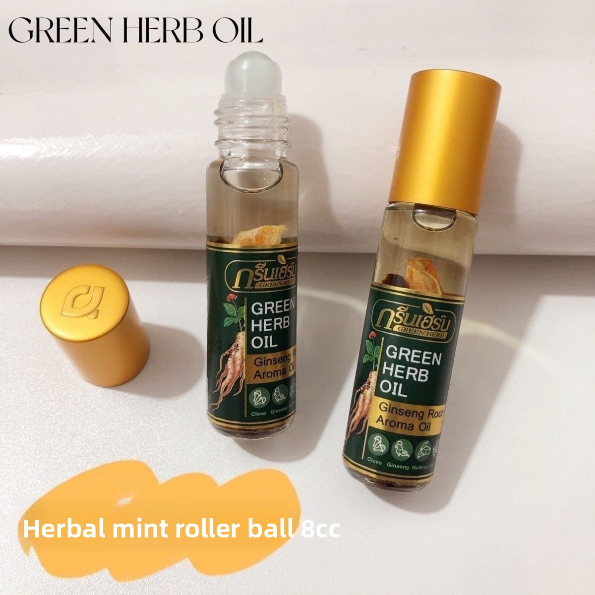 Balsem Herbal Roll On Thai Min - Ginger Tea ulasan dan harga
