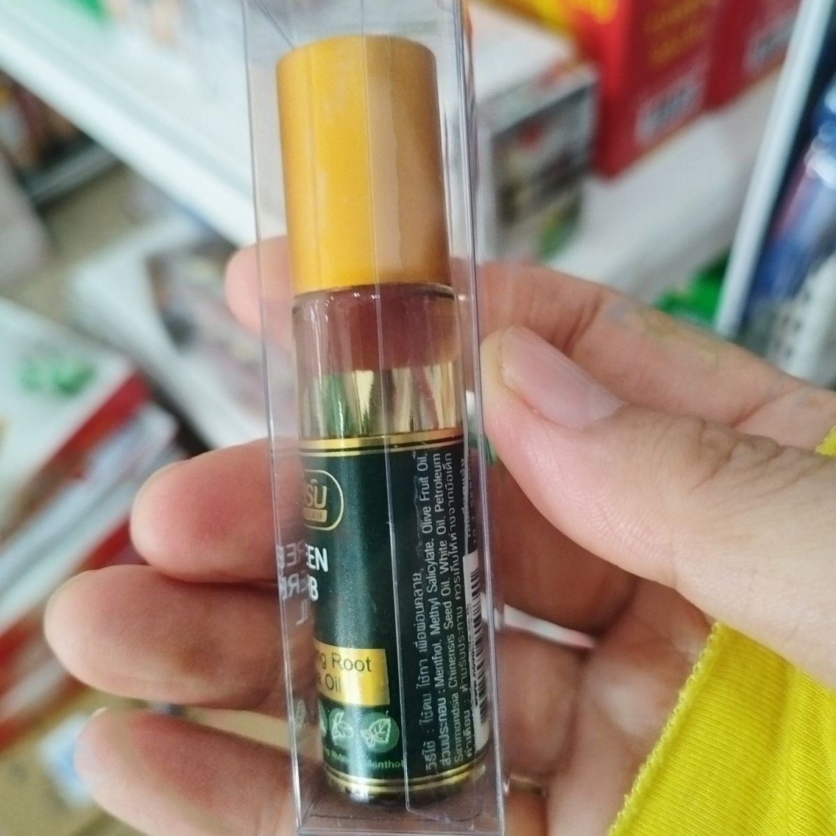 Balsem Herbal Roll On Thai Min - Ginger Tea ulasan dan harga