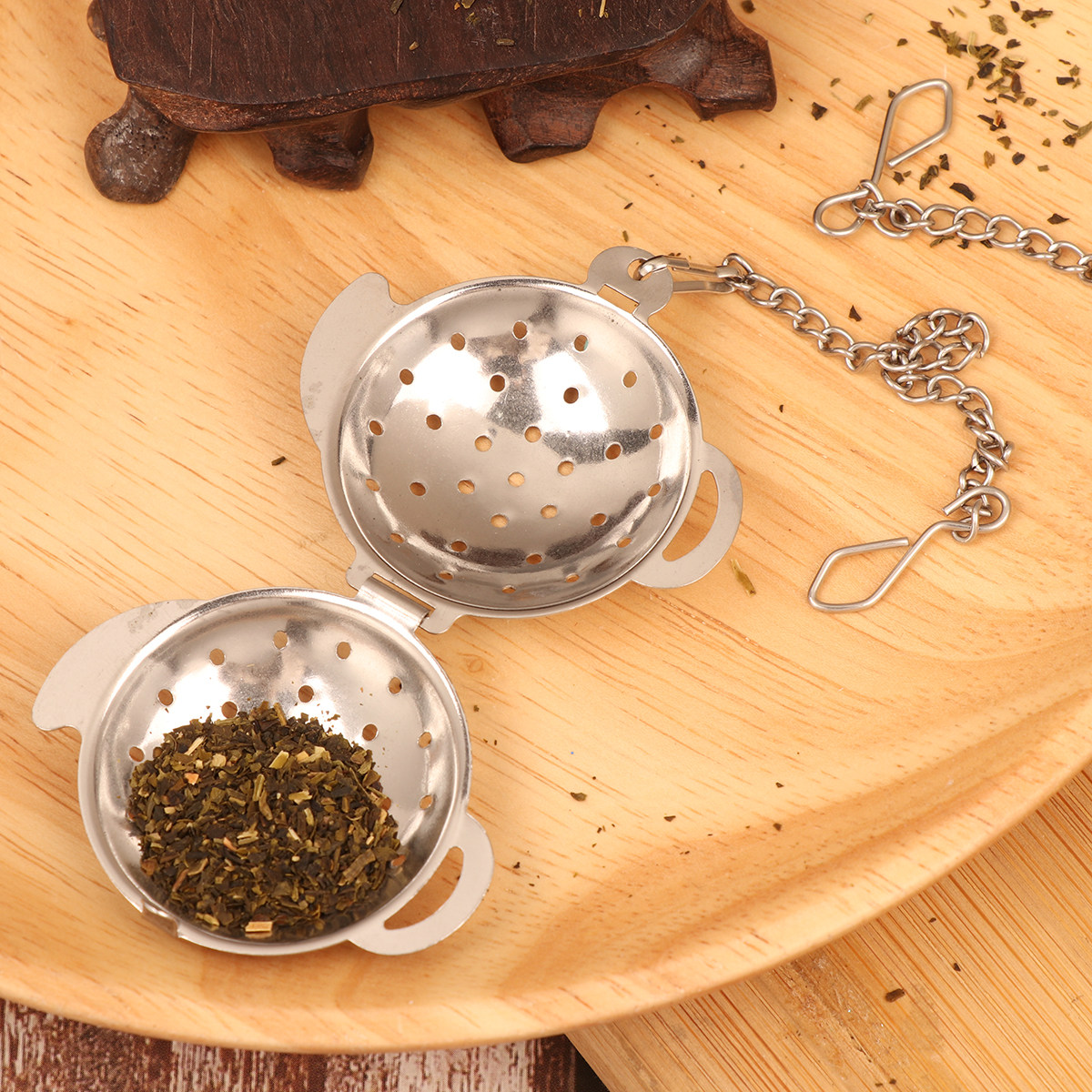 2 buah saringan teh dari baja  - Chamomile Tea ulasan dan harga