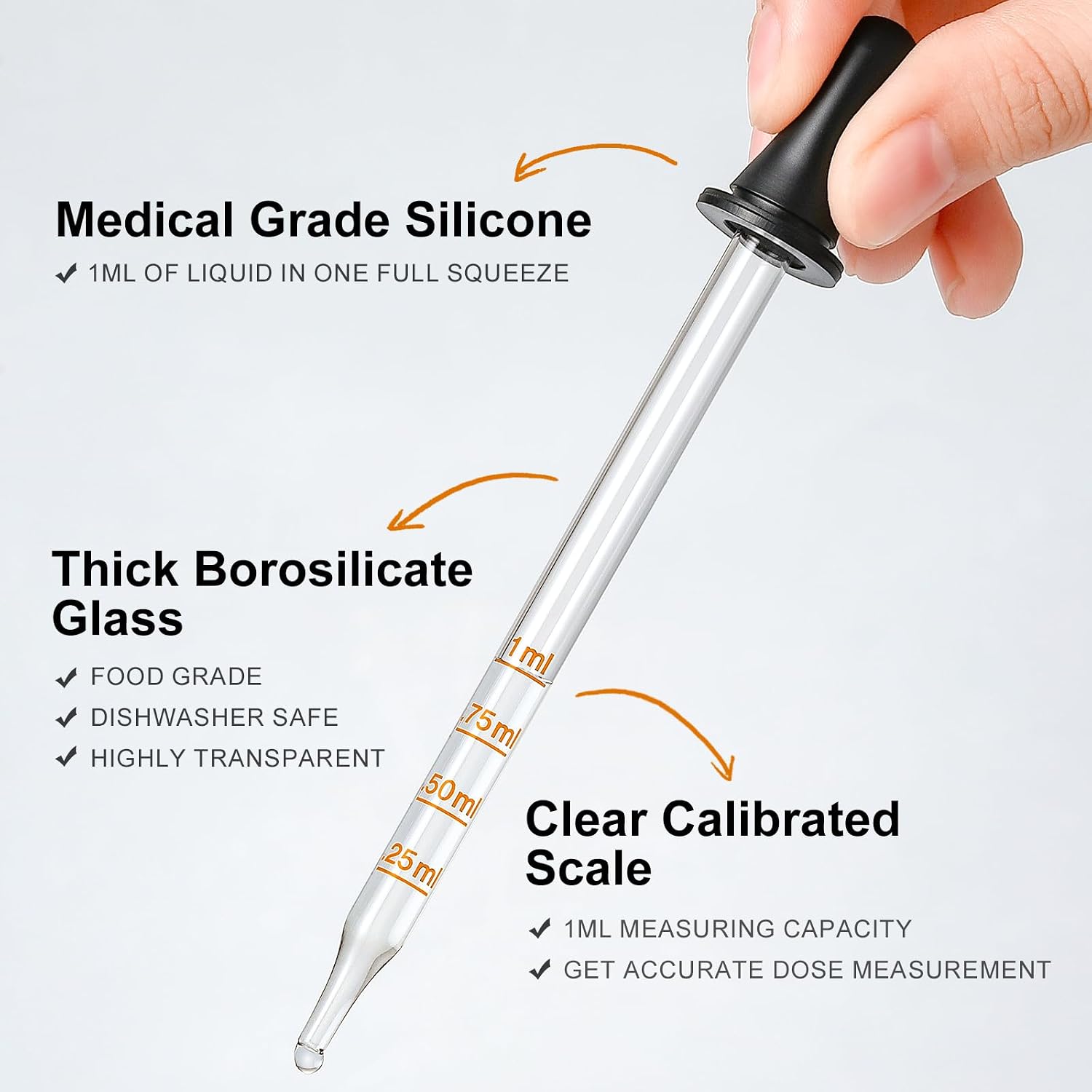 4 buah pipet kaca 1 ml, dengan - Essential Oils ulasan dan harga
