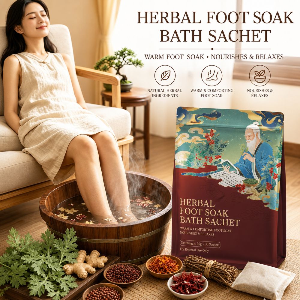 Kantong Perendam Kaki dengan C - Dried Herbs ulasan dan harga